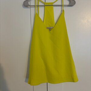 Banana Republic Yellow Thin Strapped Blouse